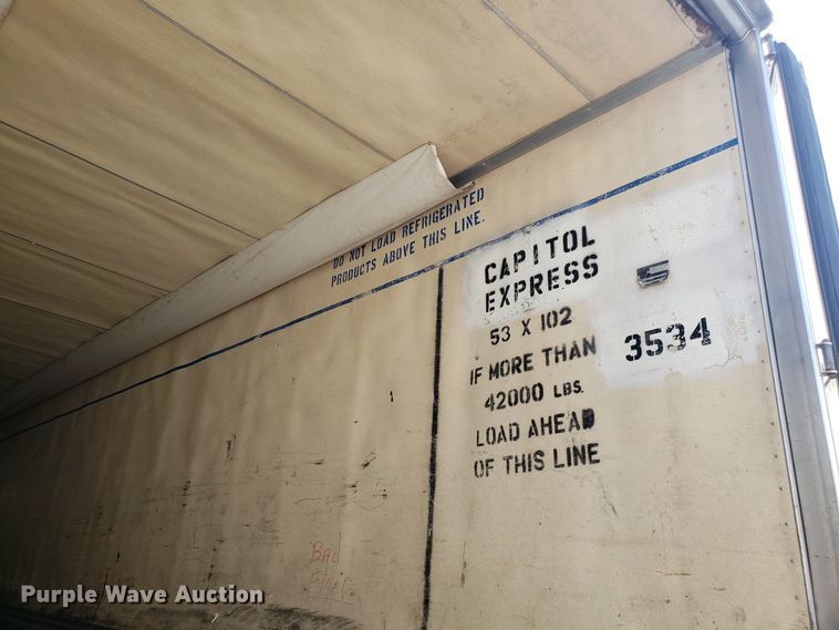 image for item DH2842 1998 Utility dry van trailer