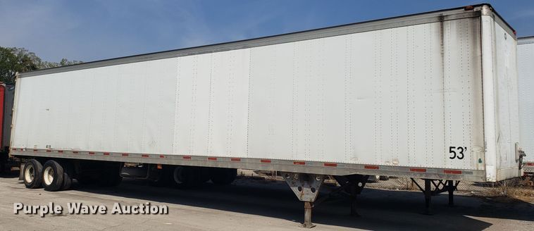 image for item DH2843 1996 Utility dry van trailer