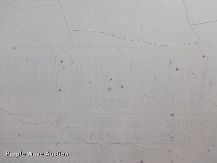 image for item FG9824 2003 Wabash DVDPHPC dry van trailer