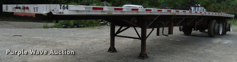 image for item FJ9734 1994 Transcraft Eagle W2 flatbed trailer