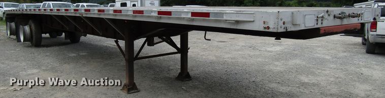 image for item FJ9734 1994 Transcraft Eagle W2 flatbed trailer