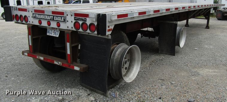 image for item FJ9734 1994 Transcraft Eagle W2 flatbed trailer