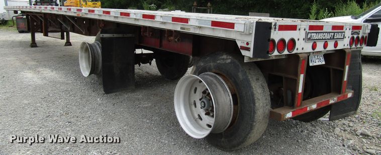 image for item FJ9734 1994 Transcraft Eagle W2 flatbed trailer