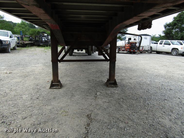image for item FJ9734 1994 Transcraft Eagle W2 flatbed trailer