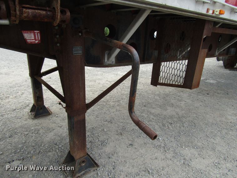 image for item FJ9734 1994 Transcraft Eagle W2 flatbed trailer