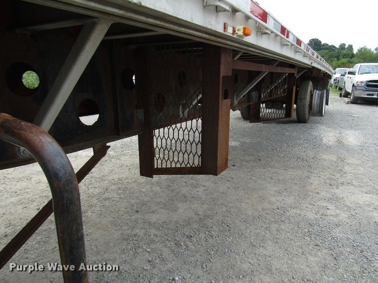 image for item FJ9734 1994 Transcraft Eagle W2 flatbed trailer