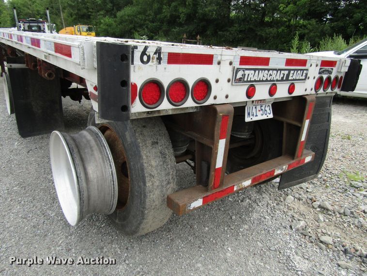 image for item FJ9734 1994 Transcraft Eagle W2 flatbed trailer