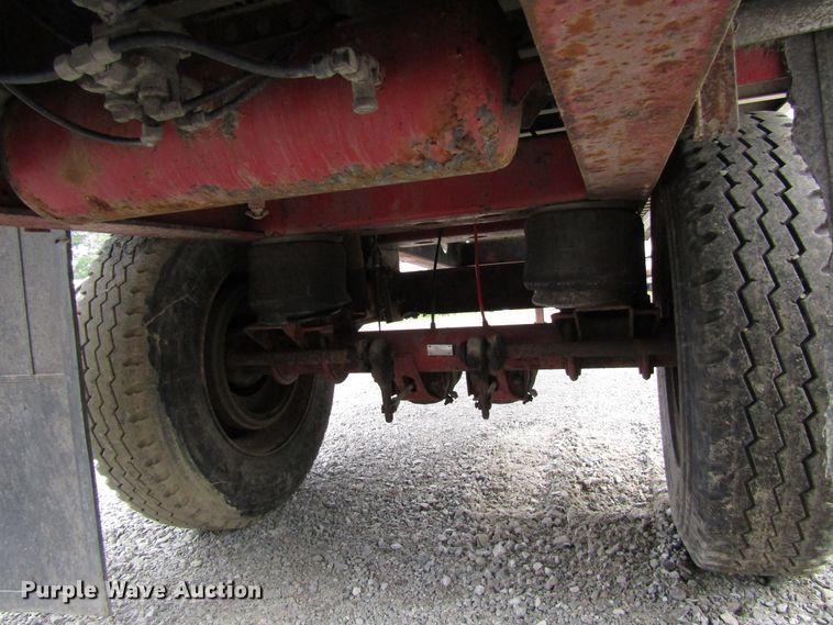 image for item FJ9734 1994 Transcraft Eagle W2 flatbed trailer