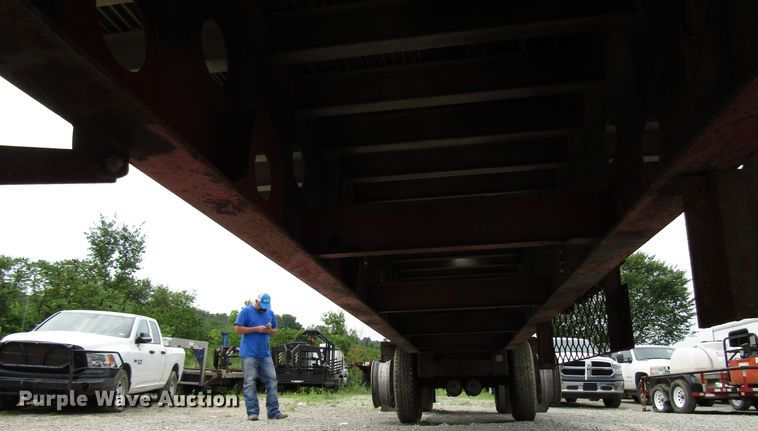 image for item FJ9734 1994 Transcraft Eagle W2 flatbed trailer