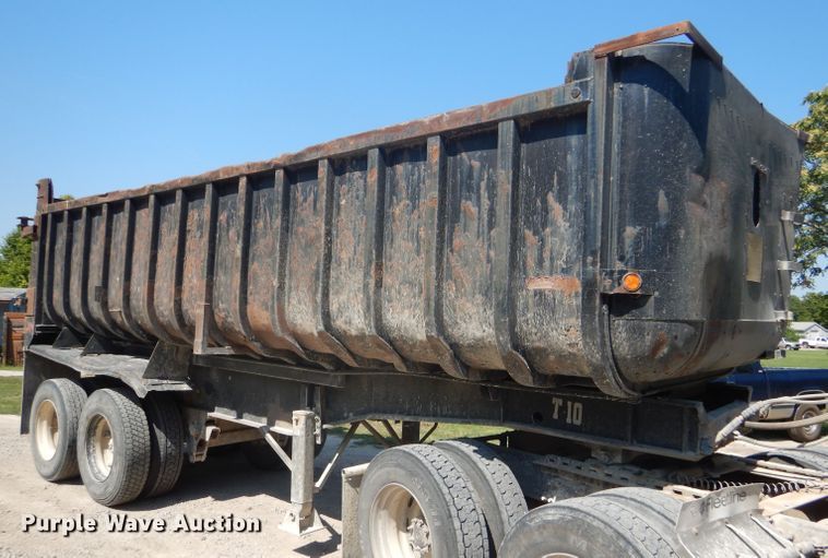 image for item GH9548 1986 Fruehauf LDX-F2-22-7DB5-24 end dump trailer