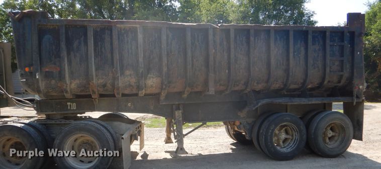 image for item GH9548 1986 Fruehauf LDX-F2-22-7DB5-24 end dump trailer