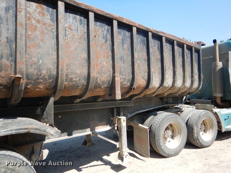 image for item GH9548 1986 Fruehauf LDX-F2-22-7DB5-24 end dump trailer