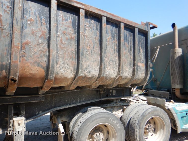 image for item GH9548 1986 Fruehauf LDX-F2-22-7DB5-24 end dump trailer