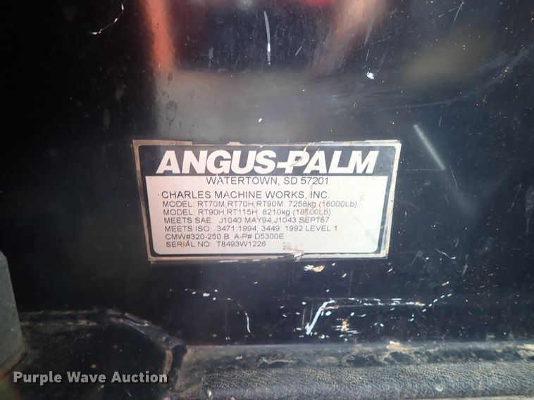 image for item DE1040 2007 Ditch Witch RT95 trencher