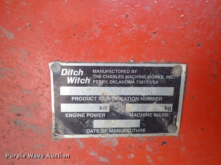 image for item DE1040 2007 Ditch Witch RT95 trencher