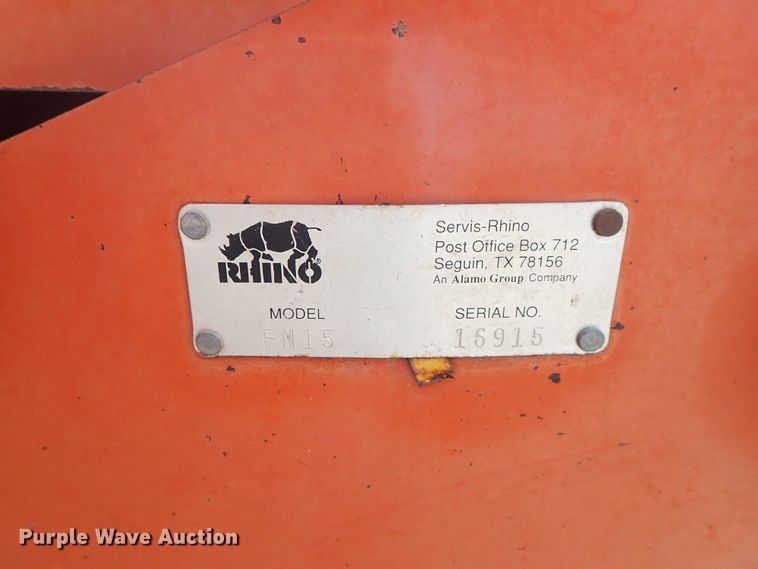 image for item DE1065 Rhino FM15 batwing rotary mower