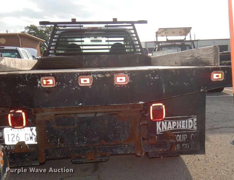 image for item DG4965 2004 Ford F350 Super Duty dump flatbed pickup truck