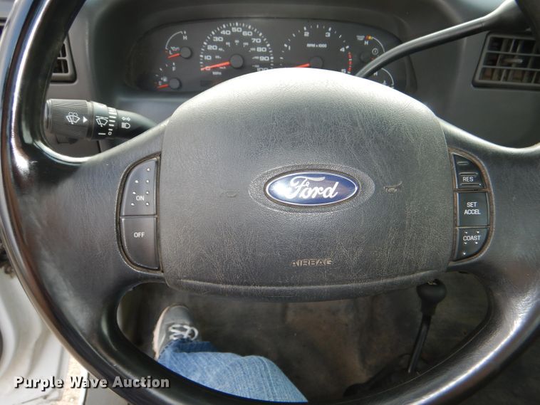 image for item DG4965 2004 Ford F350 Super Duty dump flatbed pickup truck