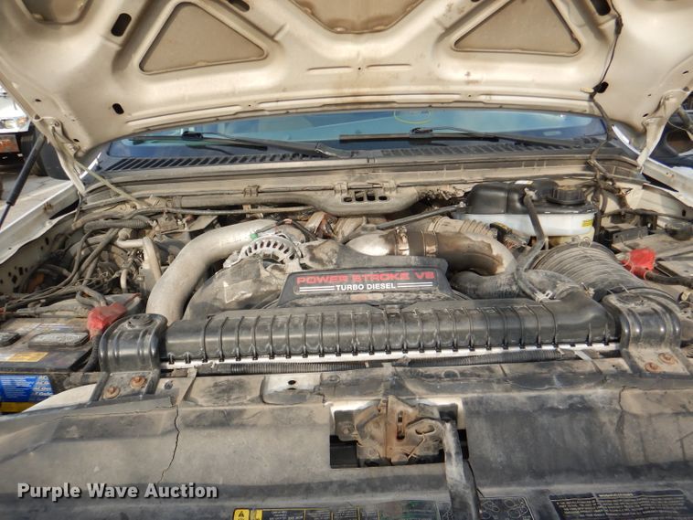 image for item DG4965 2004 Ford F350 Super Duty dump flatbed pickup truck