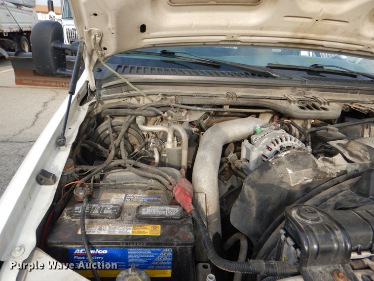 image for item DG4965 2004 Ford F350 Super Duty dump flatbed pickup truck