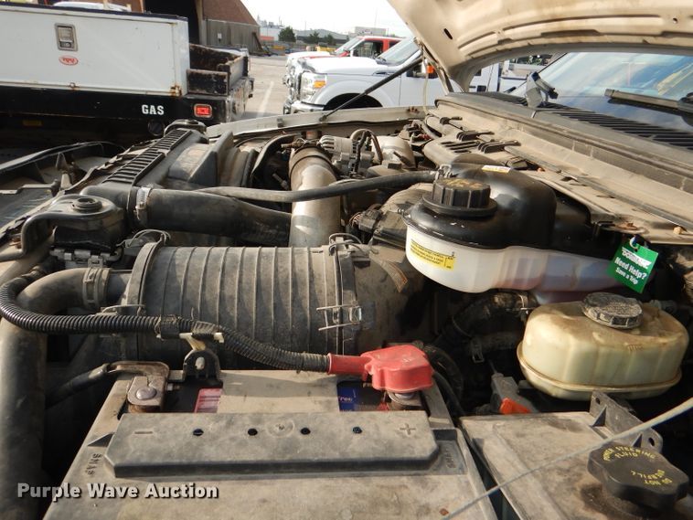 image for item DG4965 2004 Ford F350 Super Duty dump flatbed pickup truck