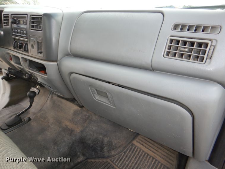 image for item DG4965 2004 Ford F350 Super Duty dump flatbed pickup truck