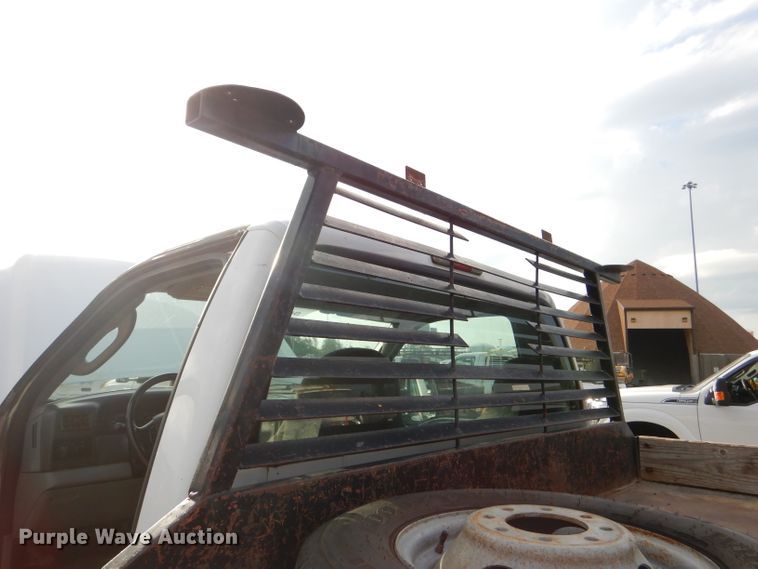 image for item DG4965 2004 Ford F350 Super Duty dump flatbed pickup truck