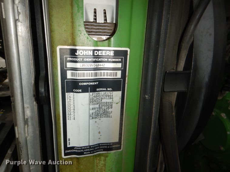 image for item DG4983 John Deere 6320 MFWD tractor