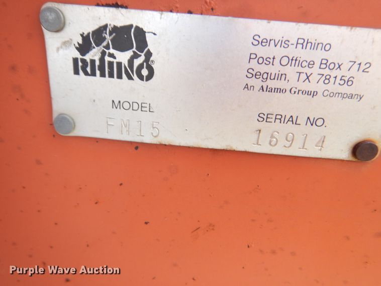 image for item DG4990 Rhino FM15 batwing rotary mower