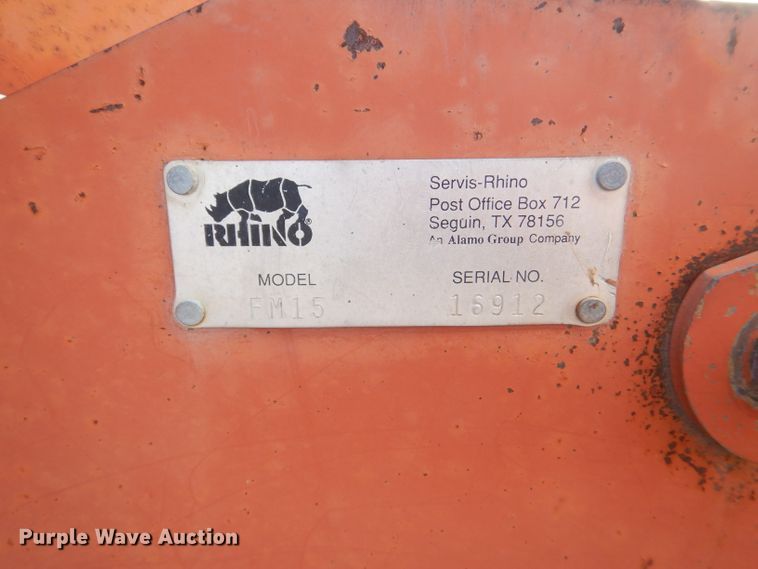 image for item DG4991 Rhino FM15 batwing rotary mower