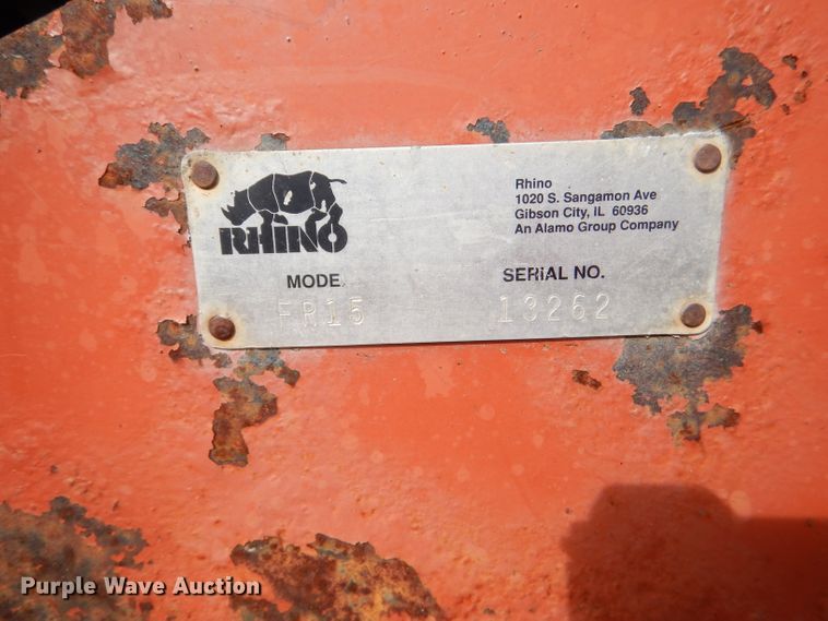 image for item DG4993 Rhino FR15 batwing rotary mower