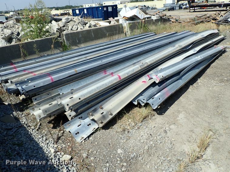 image for item FR9374 Approximately 50 guard rail sections