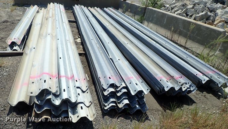 image for item FR9374 Approximately 50 guard rail sections