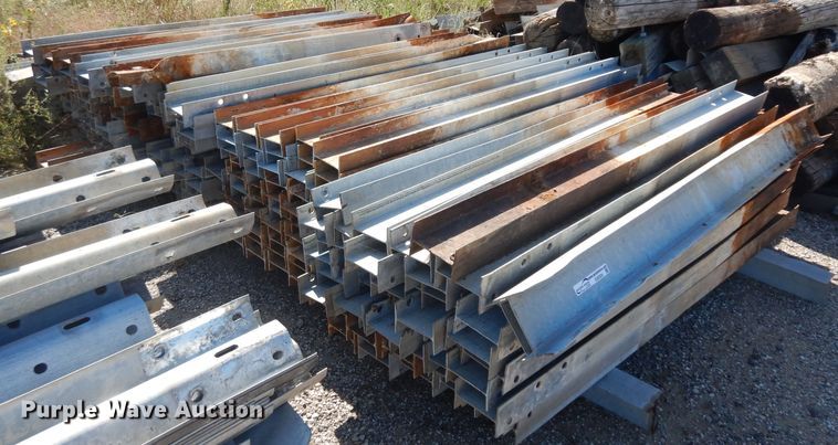 image for item GI9309 Approximately 150 guard rail posts