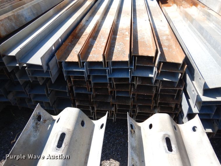 image for item GI9309 Approximately 150 guard rail posts