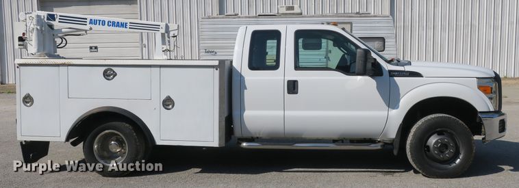 image for item DB10190 2012 Ford F350 Super Duty SuperCab utility bed pickup truck
