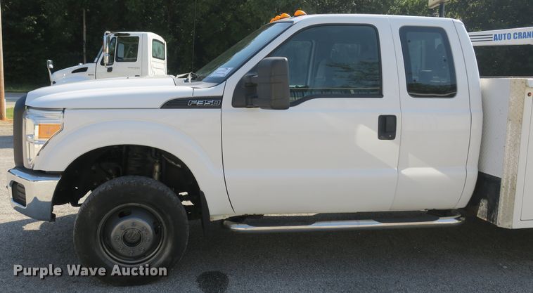 image for item DB10190 2012 Ford F350 Super Duty SuperCab utility bed pickup truck