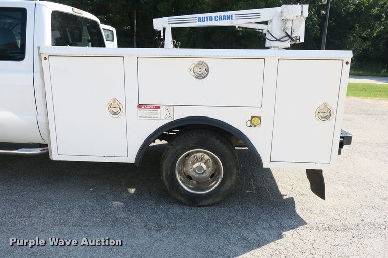 image for item DB10190 2012 Ford F350 Super Duty SuperCab utility bed pickup truck