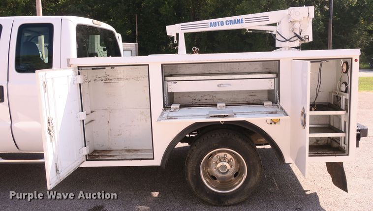 image for item DB10190 2012 Ford F350 Super Duty SuperCab utility bed pickup truck