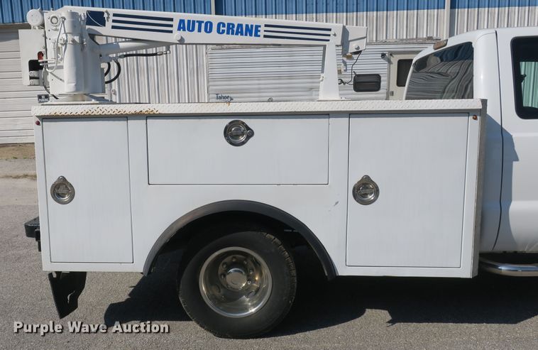 image for item DB10190 2012 Ford F350 Super Duty SuperCab utility bed pickup truck