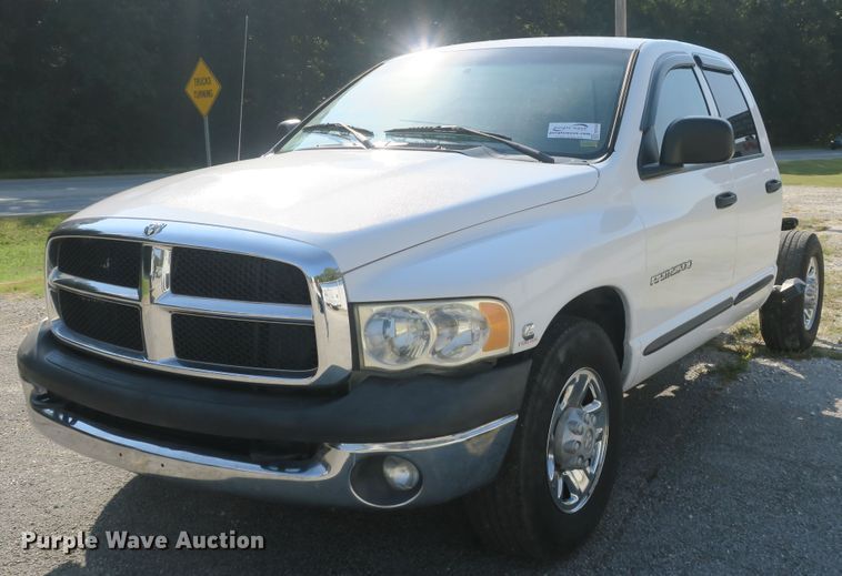 image for item DB10193 2005 Dodge Ram 2500 Quad Cab pickup truck cab and chassis