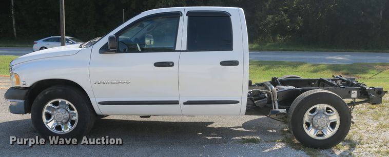 image for item DB10193 2005 Dodge Ram 2500 Quad Cab pickup truck cab and chassis