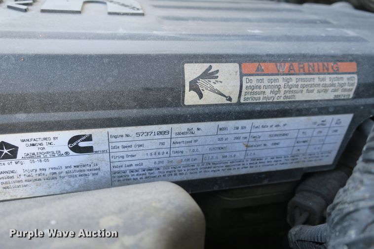 image for item DB10193 2005 Dodge Ram 2500 Quad Cab pickup truck cab and chassis