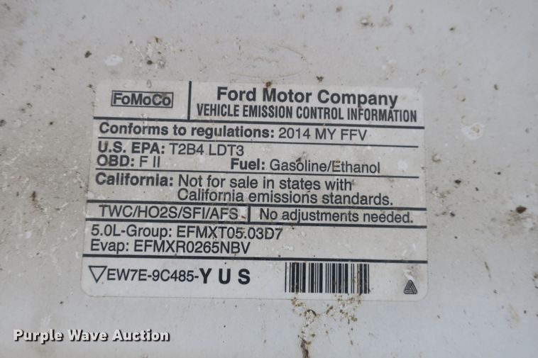 image for item DB10202 2014 Ford F150 pickup truck