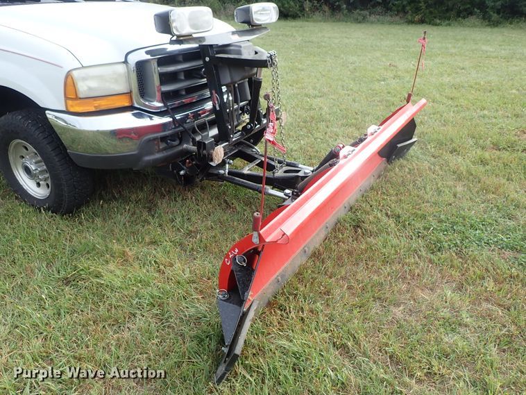 image for item DB7739 1999 Ford F250 Super Duty SuperCab flatbed pickup truck