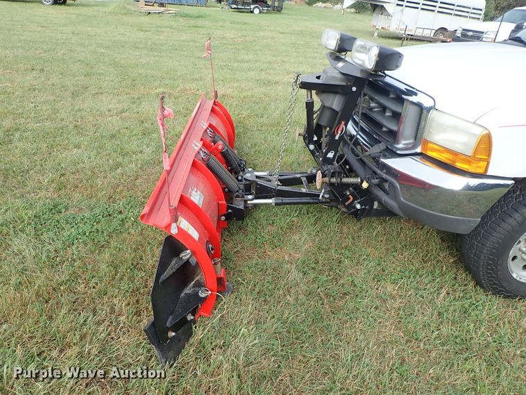 image for item DB7739 1999 Ford F250 Super Duty SuperCab flatbed pickup truck