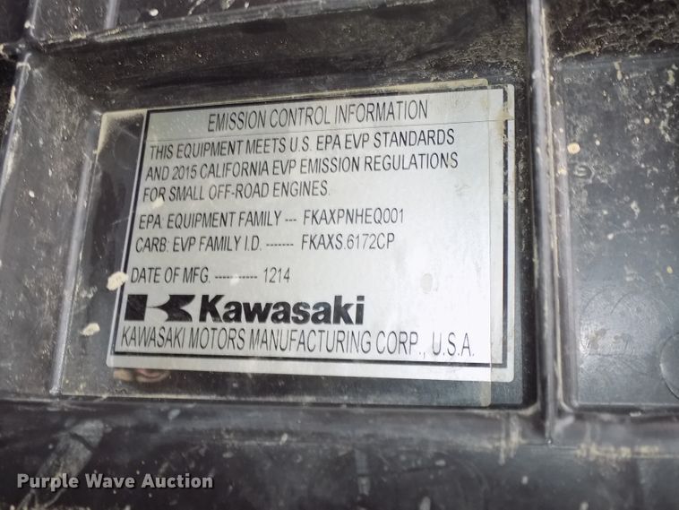 image for item DG2437 2015 Kawasaki KAF620M utility vehicle