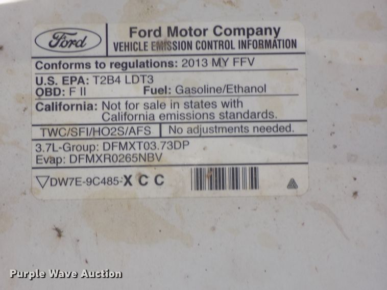 image for item DG2439 2013 Ford F150 XLT SuperCab pickup truck