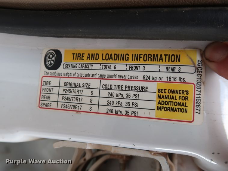 image for item DG4126 2007 Chevrolet Silverado 1500 Crew Cab pickup truck