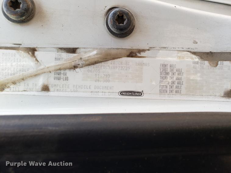 image for item DG7535 2006 Sterling Acterra service truck with crane